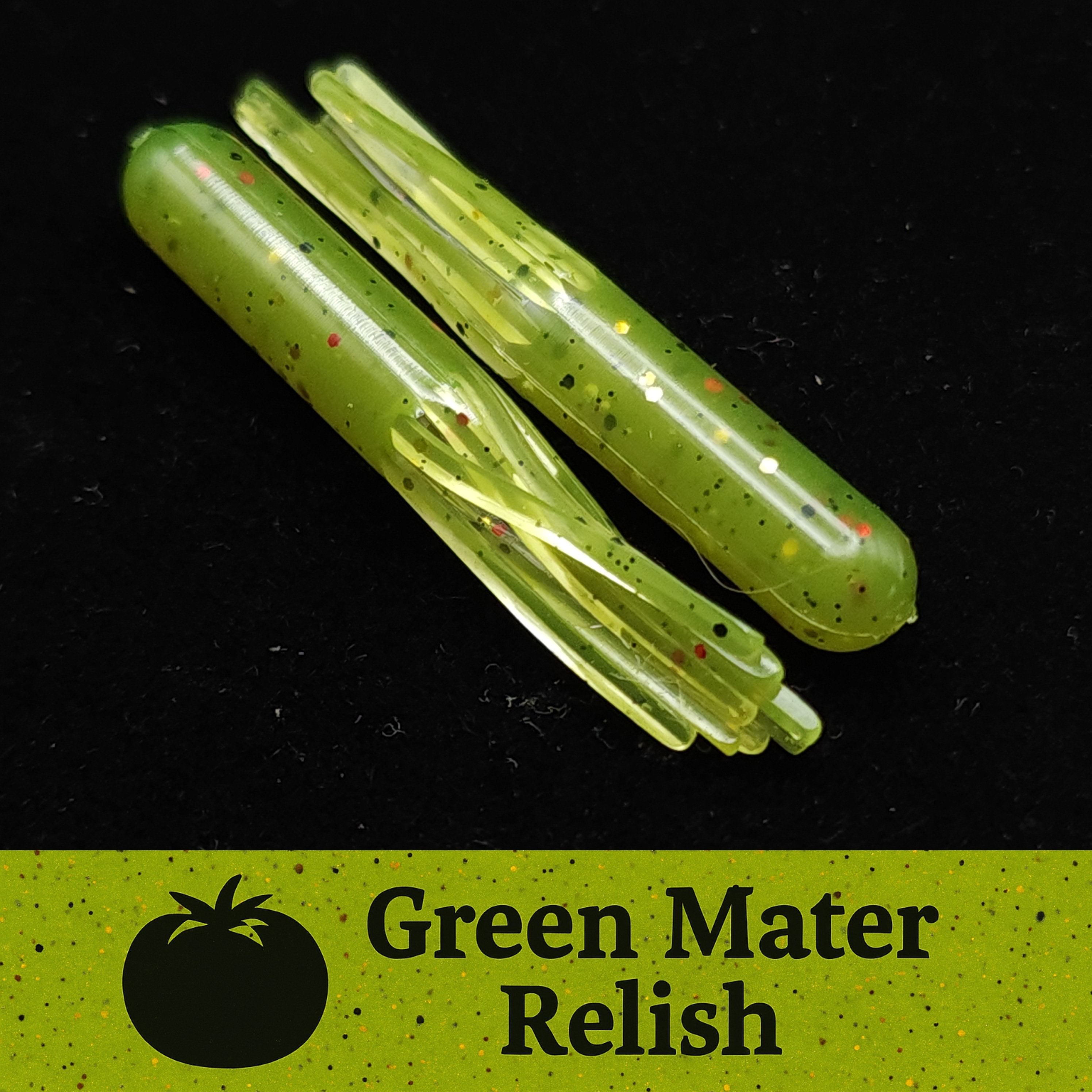 Jar of 1.8" Micro Hollow Tube "The Whisker-Doodle Dangleworm"