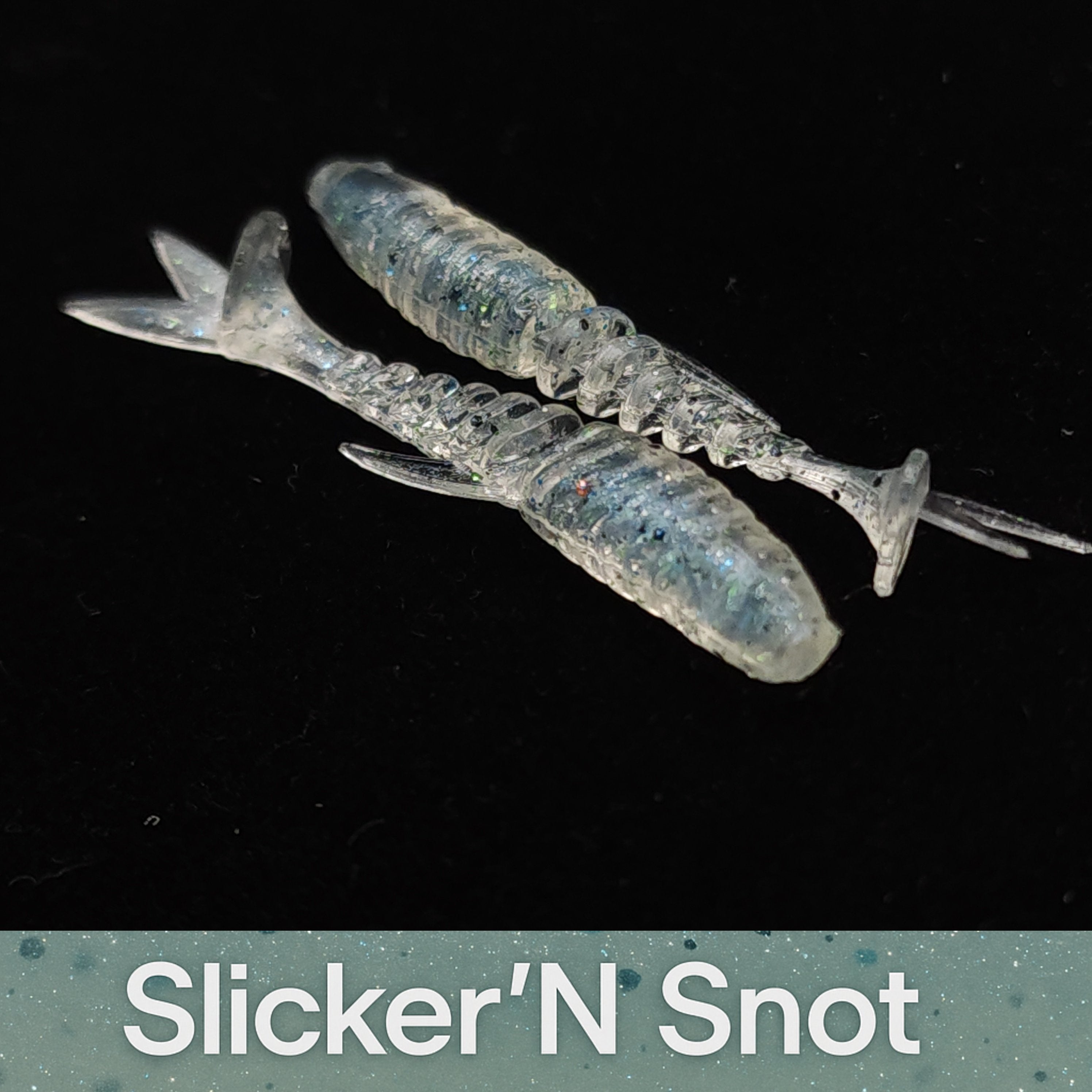 Jar of 2" Inch Micro Swimbait "Tennessee Creek Shark"
